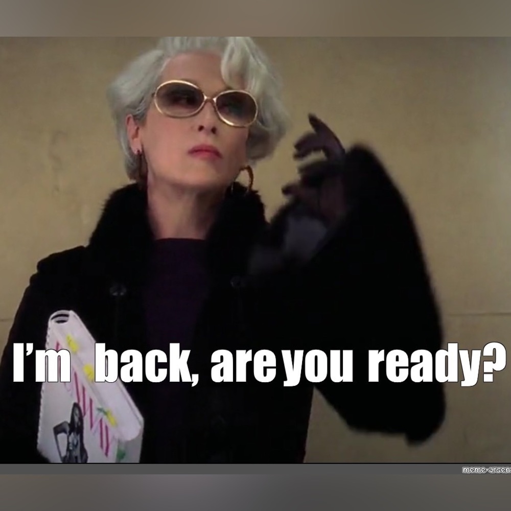 I’m back! Stay tuned for some amazing items!
